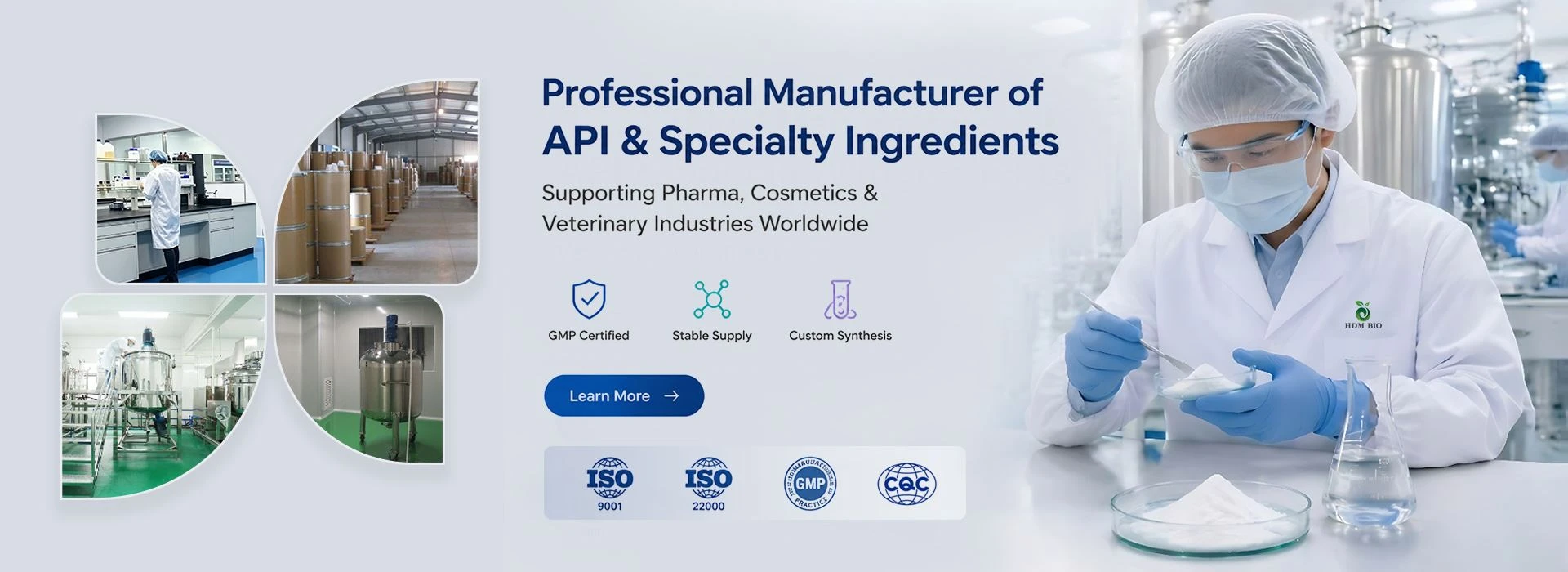manufacturer of high-purity biochemical ingredients and a reliable global supplier